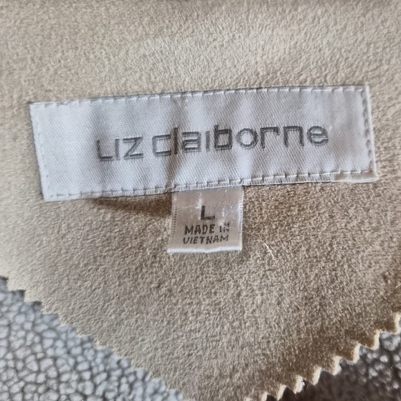 Cozy Cream Hooded Mid-Length Coat - Sherpa Lined Size L - Picture 2 of 9